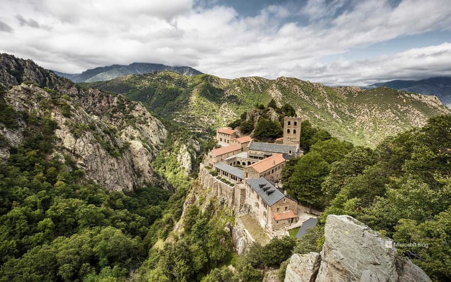 Abbey of Saint-Martin-du-Canigou, Northern Catalonia, France