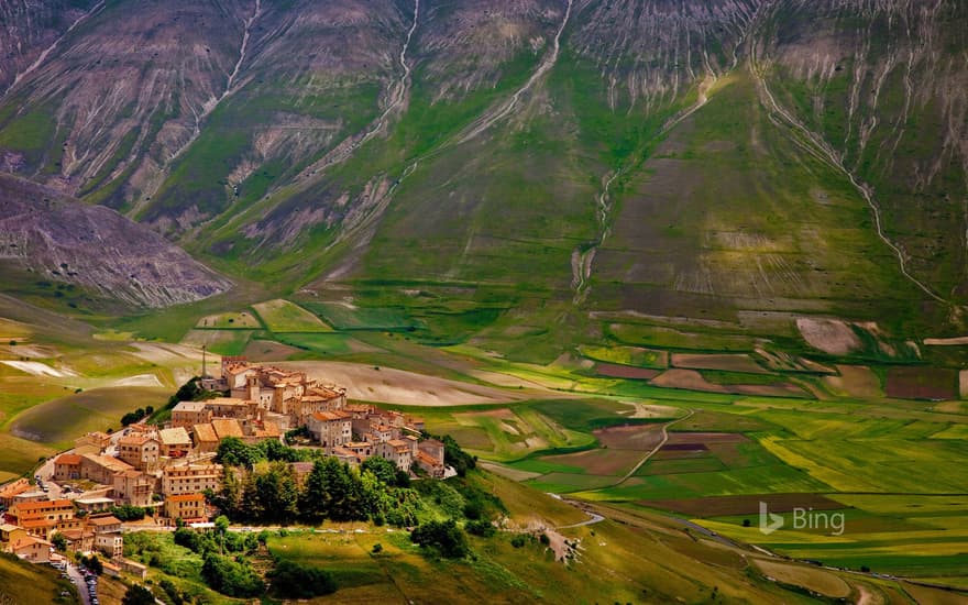 Castelluccio in Monti Sibillini National Park, Italy