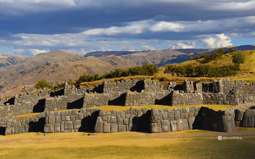 Inca ruin of Sacsayhuamán near Cusco, Peru