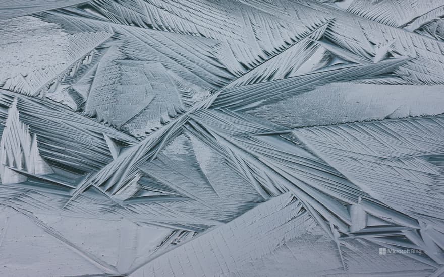 Ice crystals, Japser National Park, Alberta