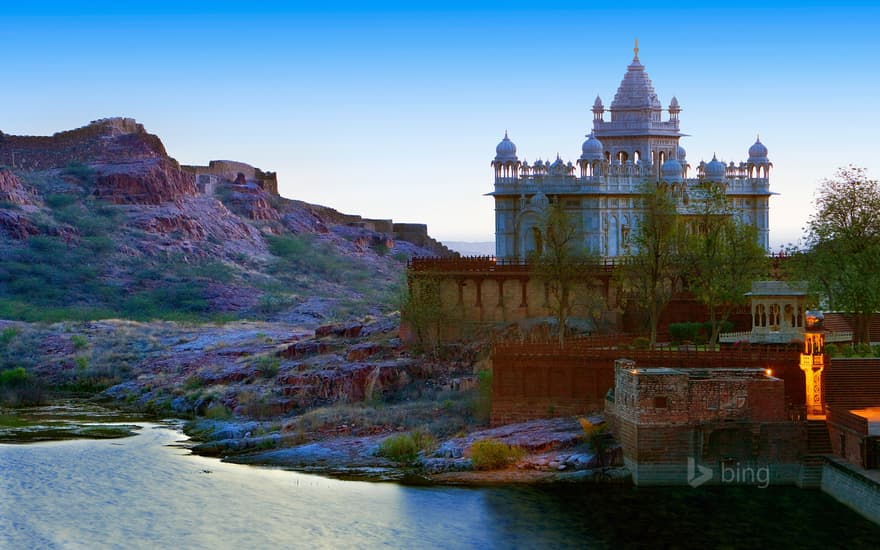 Jaswant Thada in Jodhpur, India