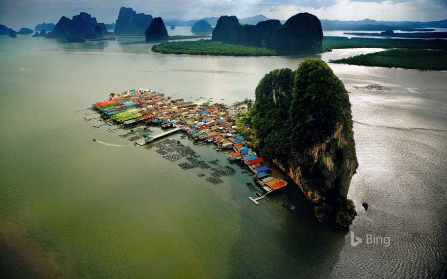 Village of Ko Panyi, Phang Nga Bay, Thailand