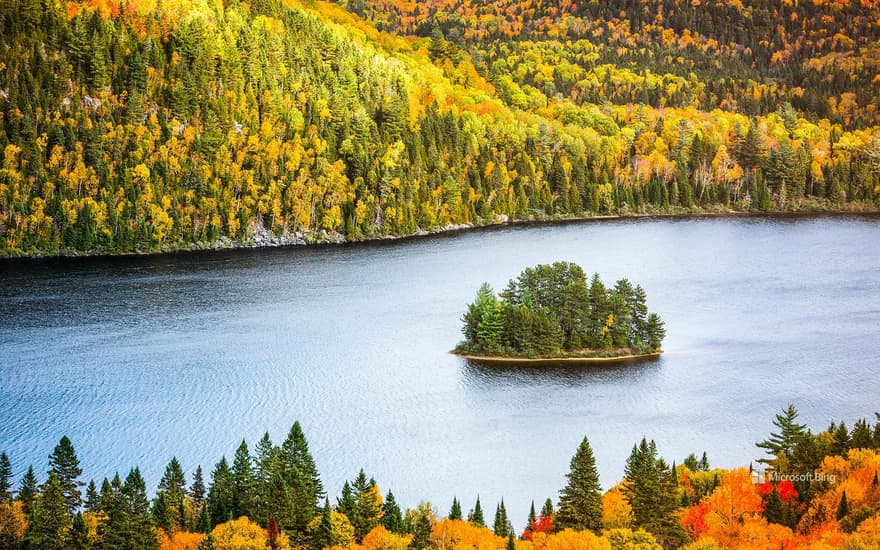 Wapizagonke Lake, La Mauricie National Park, Quebec, Canada