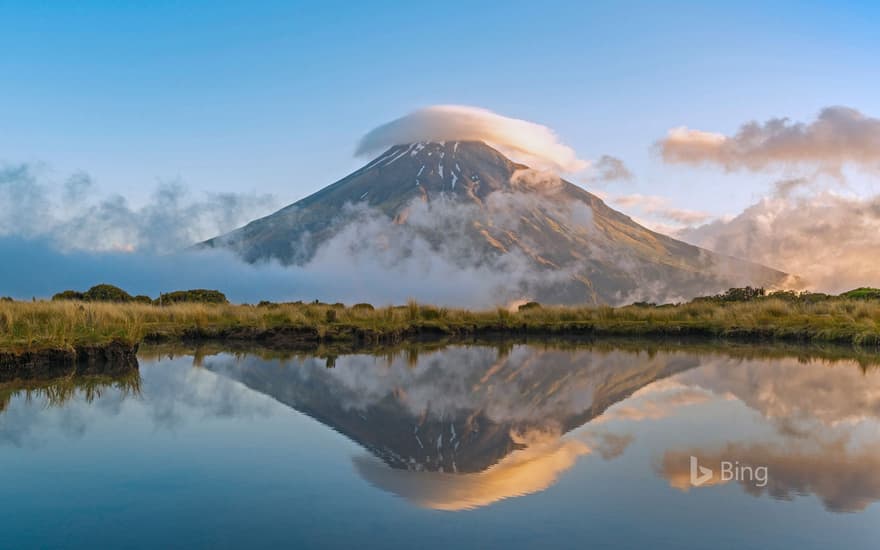 Mount Taranaki, Egmont National Park, North Island, New Zealand