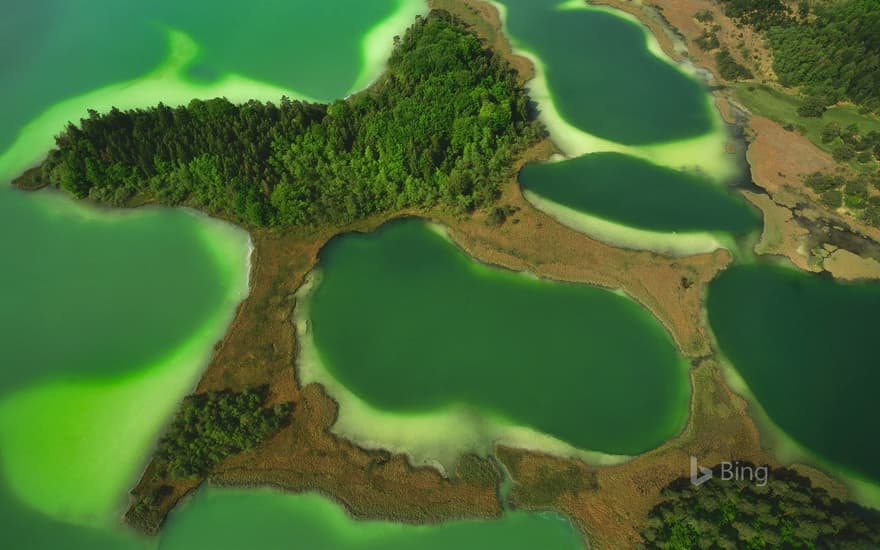 The Osterseen in Upper Bavaria, Germany